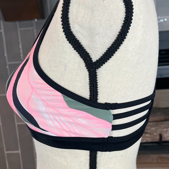 Body Glove Surface Simplicity Bikini Top Tropical Swinsuit Small - Picture 2 of 4